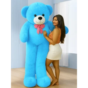 6 Feet Blue Colour Soft Teddy