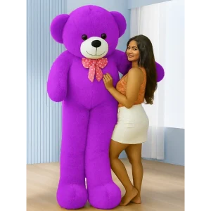 6 Feet Purple Colour Soft Teddy