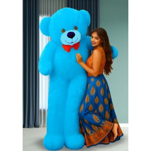 8 Feet Blue Colour Soft Teddy