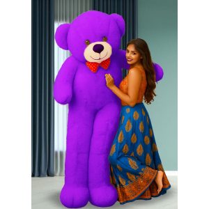 8 Feet Purple Colour Soft Teddy