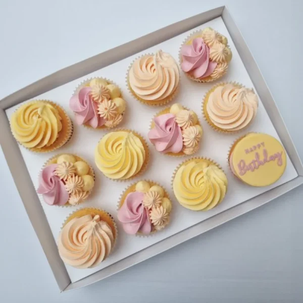 Yellow Shade Cup Cake