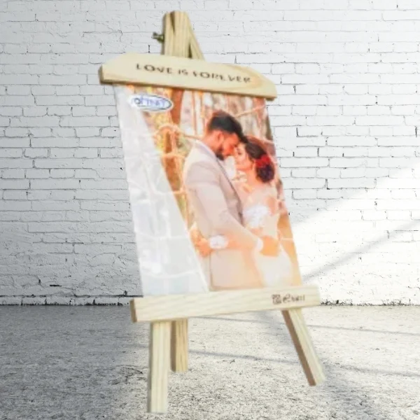 Wooden Photo Stand