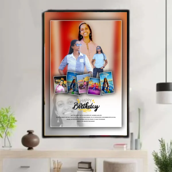 Size 16"x 24" Photo Frame with Glass
