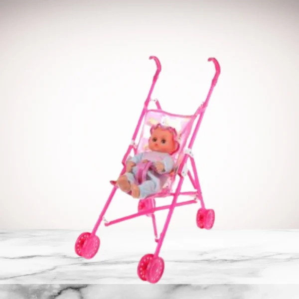 Stroller Toy with Doll