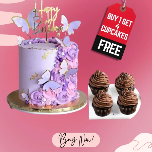 Ross & Butterfly Cake (SSO 053)