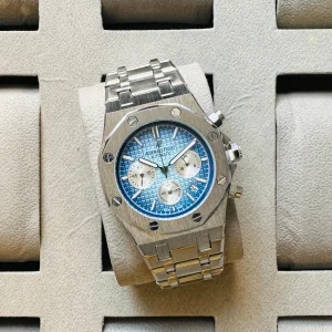 Audemars Piguet Royal Oak Blue Dial Silver Strap