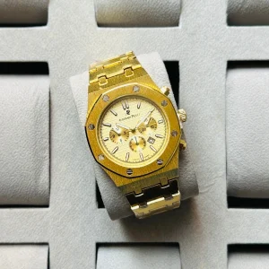 Audemars Piguet Royal Oak Yellow Dial Gold Strap