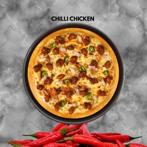 Chili Chicken Pizza