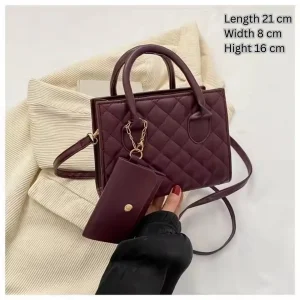 Cute Crossbody Bag Meroon Color